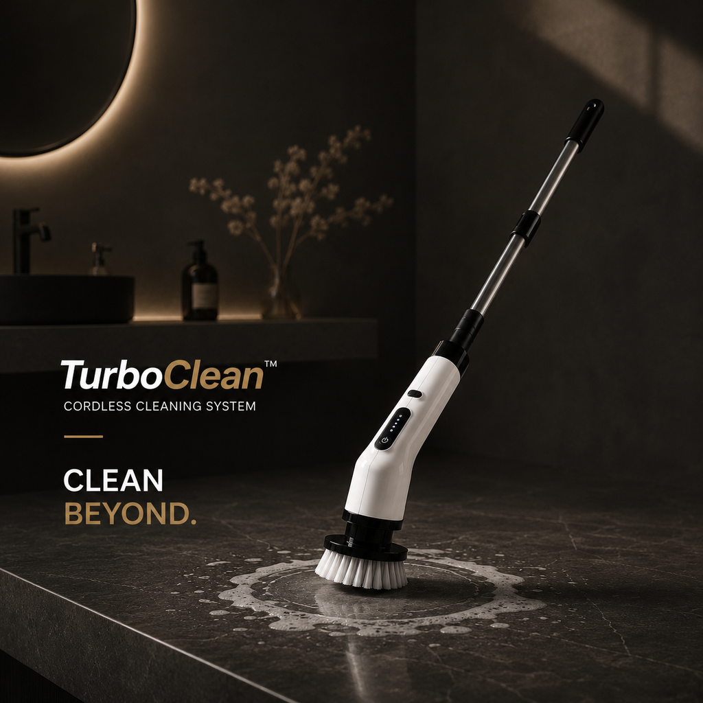 TurboClean™ Cordless Power Scrubber | 8 Brush Heads